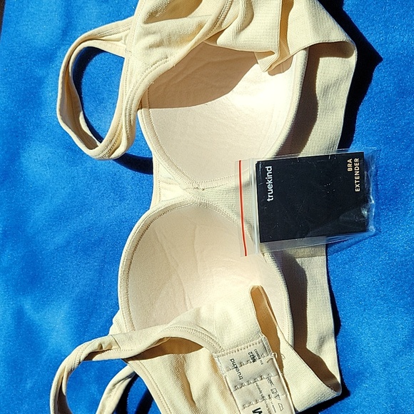 Lot Of 2 Truekind Daily Comfort Wirefree Shaper Bras - Size M - Picture 4 of 8